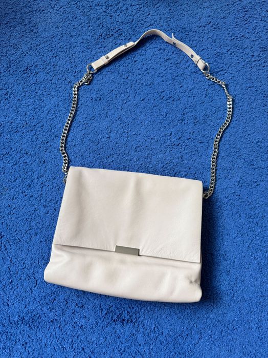 Чанта Zara естествена кожа