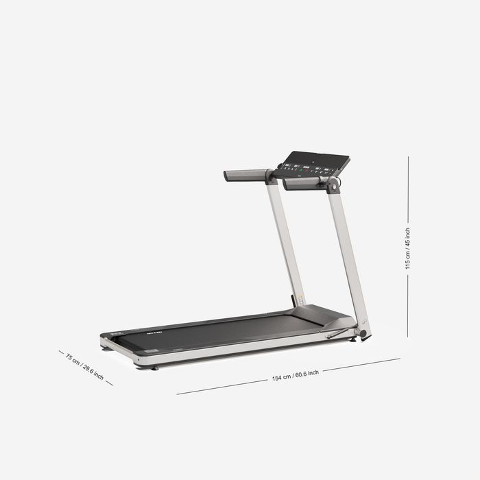 Bandă de alergat pliabilă 14km/h Compact - produs resigilat Decathlon