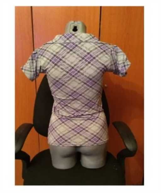 Bluza /Tricou gri cu guler deschis, dama, Jane Norman UK