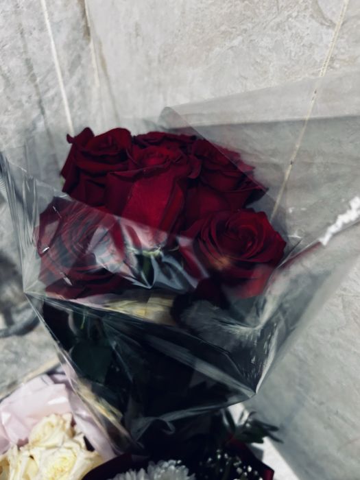 Букет красных роз
