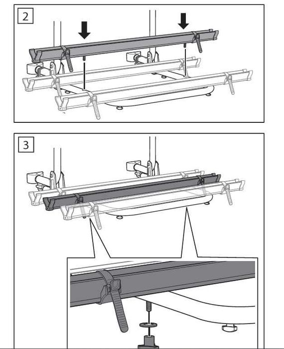 Thule Sport G2, set de sina si brat pentru fixat bicicleta, noi