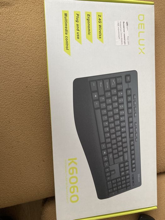 Безжична клавиятура Delux K6060 нова