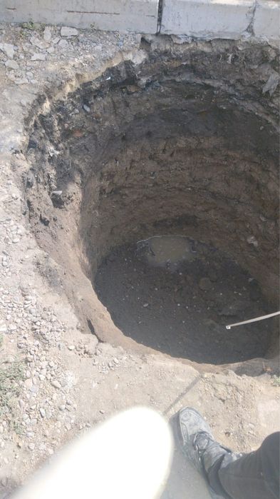 Копаем септик троншеи