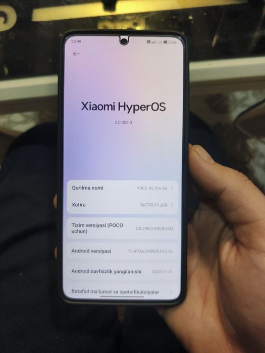 Poco x6 pro bor 5G 24/512