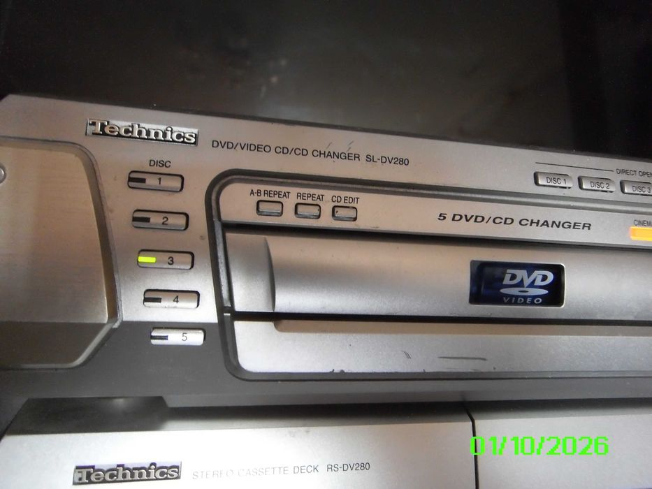 suporti Sisteme Technics Dv25/DV280 cu DVD/Mp3 si Tv 24" Smart Tv 49”casete audio