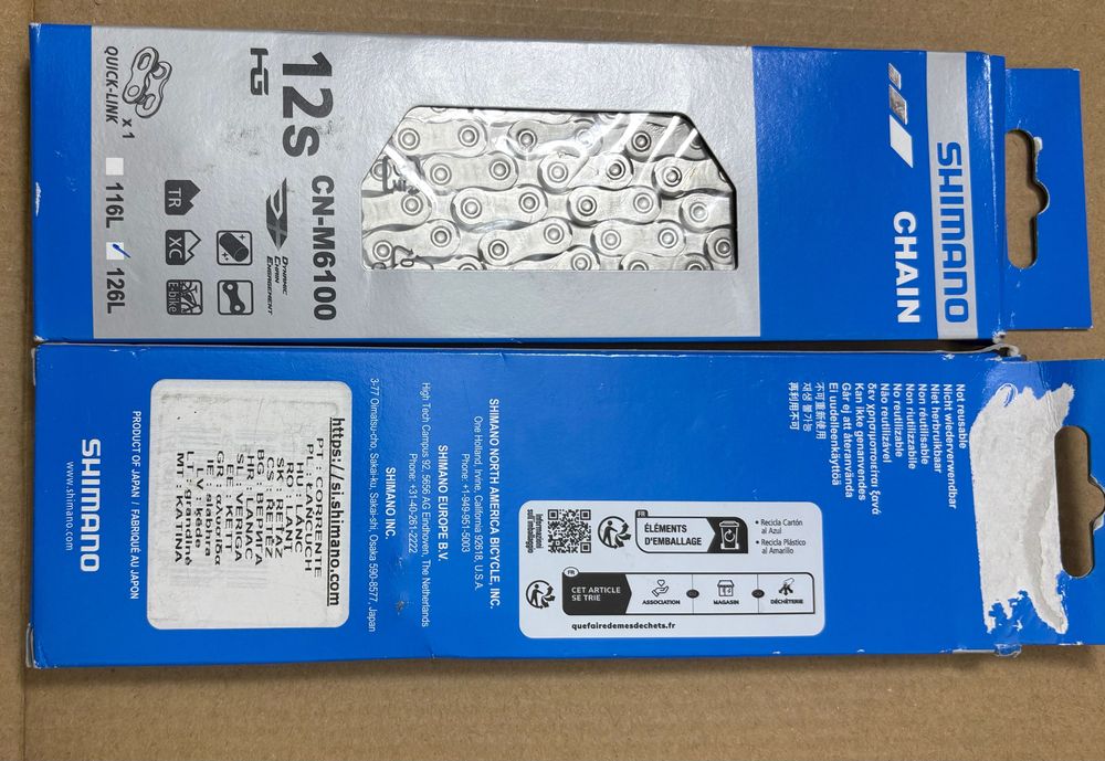 Lant Shimano 12v CN-M6100, sau 11v CN-HG601-11,