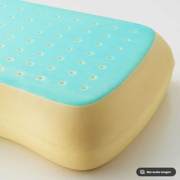 KLUBBSPORRE Pernă ergonomică, pe o parte/spate, 44x56 cm