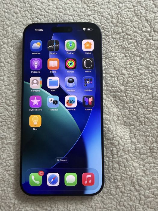 Iphone 17 pro max Deep Blue 256, ca nou,impecabil,viata bateriei100% fara garantie