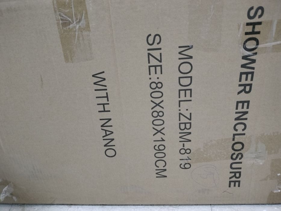 Cabină de duș semirotundă 80*80, neagră