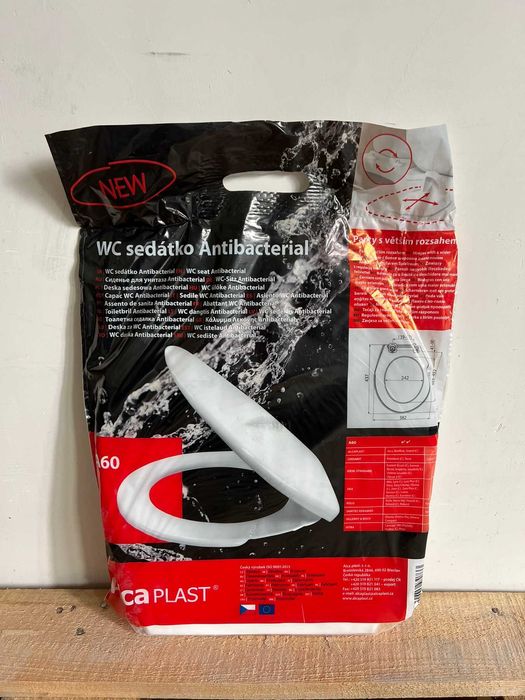 НОВА Тоалетна чиния Alca + Антибактериална седалка + Бутон