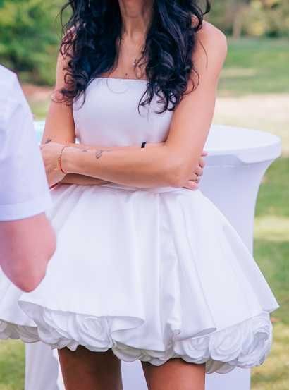 Рокля (бяла, официална)