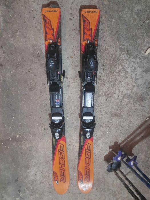 Детски ски Фишер / Fischer и щеки