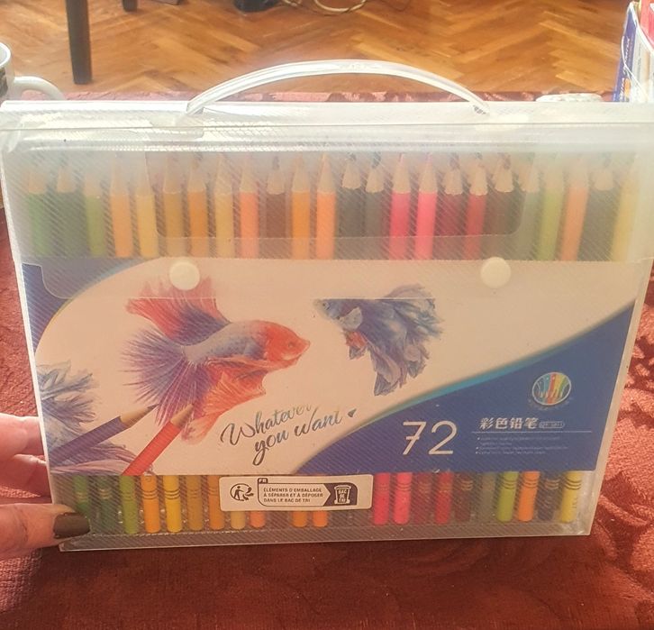 72бр. Цветни моливи
