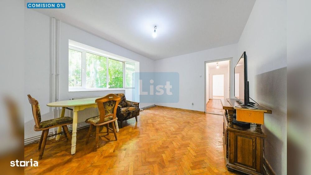 FARA COMISION! 3 camere, 64,28mp, etaj 1/4, zona verde, HERMES — fotografia 1