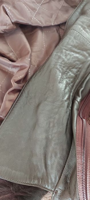 Манто естествена кожа