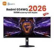 34" Монитор Xiaomi Curved Gaming Monitor G34WQi 2026