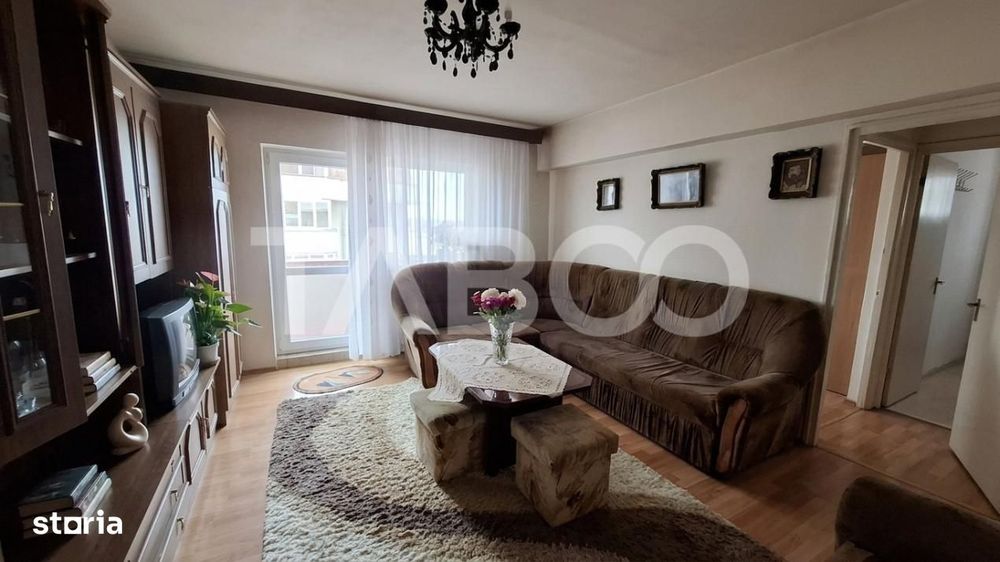 Apartament 4 camere 81 mpu 2 bai 3 balcoane 1 terasa Turnisor Sibiu
