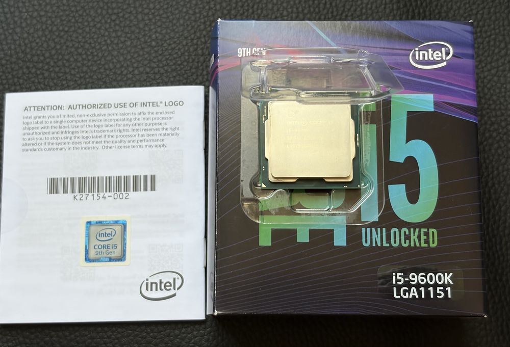 Intel CPU i5 9600k процесор
