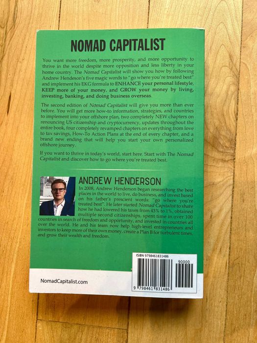 Книга: Nomad Capitalist от Andrew Henderson