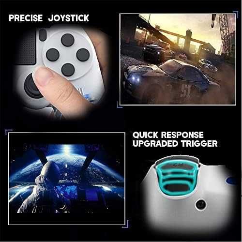 Нов Безжичен контролер за PS4/PC – вибрация, тъчпад, жак за слушалки