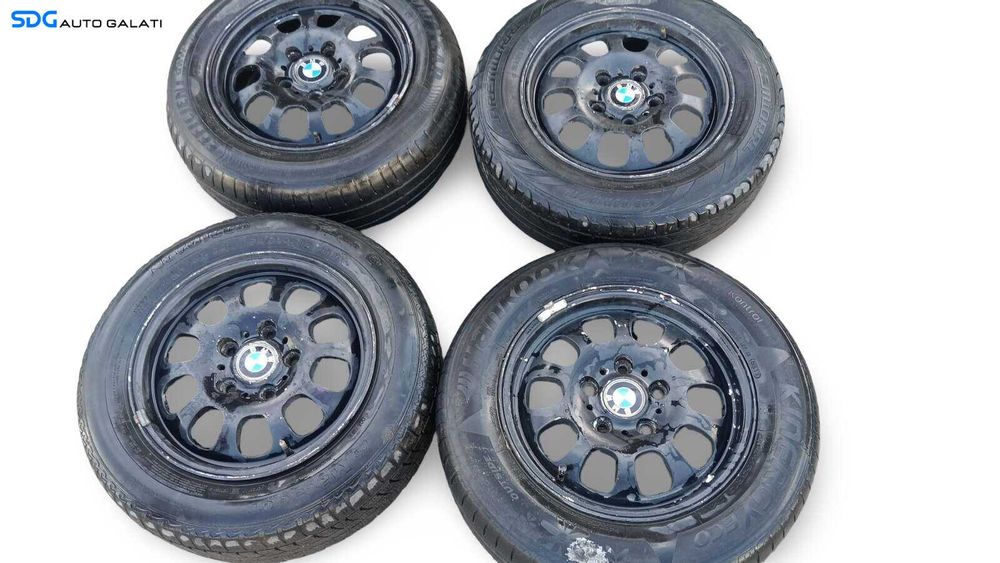 Set 4 Jante Janta Roata Roti Aliaj 205 65 15 R15 BMW Seria 3 E46 1998 - 2005 (1094499, 6.5Jx15 H2) [MX0752]