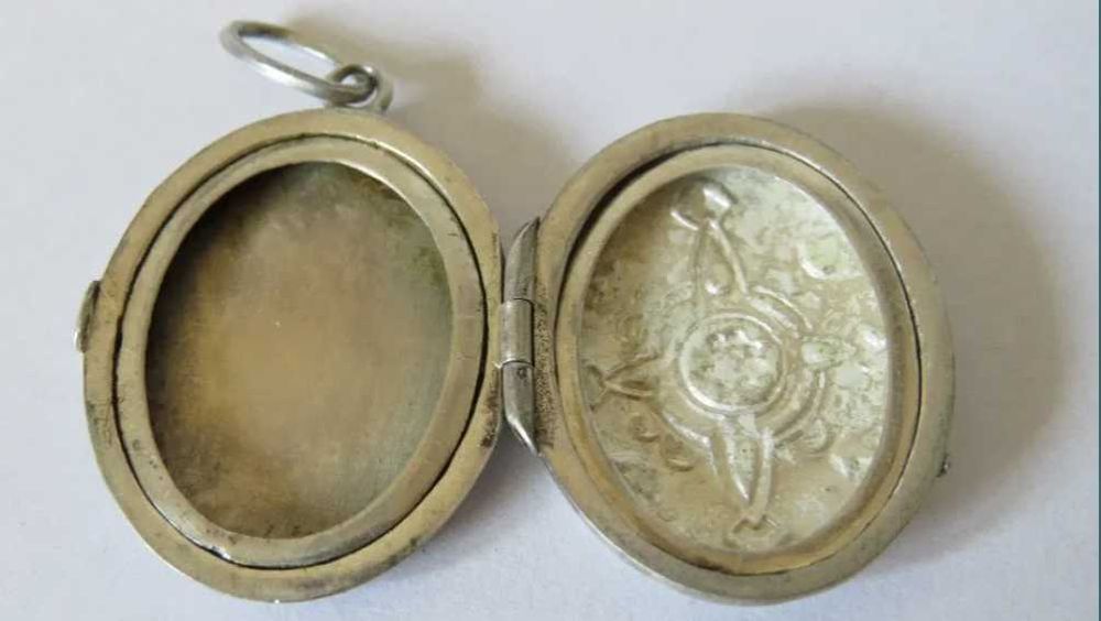 pandant argint cu email