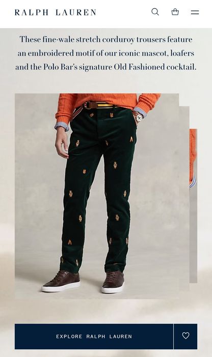 Pantaloni Polo  Ralph Lauren/ Noi/ Autentici