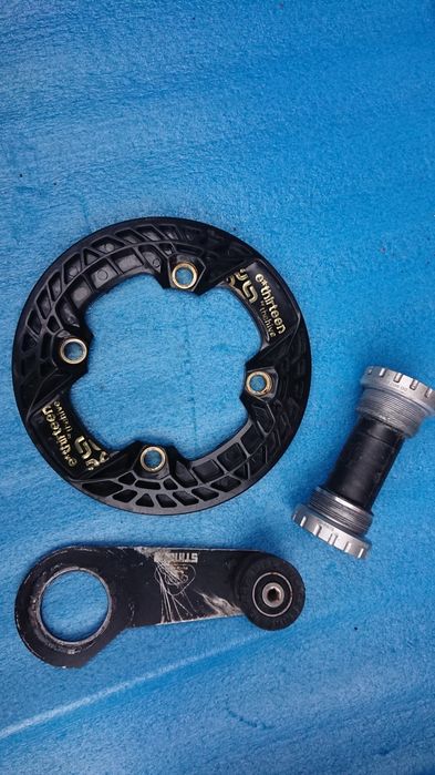 Rulment pedalier shimano xt, bashguard, ghid.