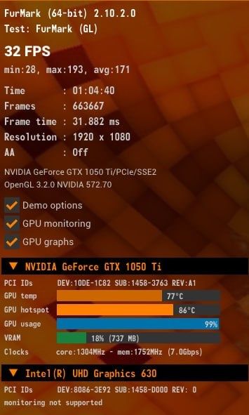Sotiladi  Gigabyte GeForce GTX 1050 Ti OC 4GB