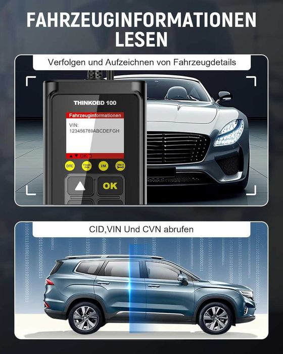 OBD2 диагностика Thinkcar THINKOBD 100 за автомобил