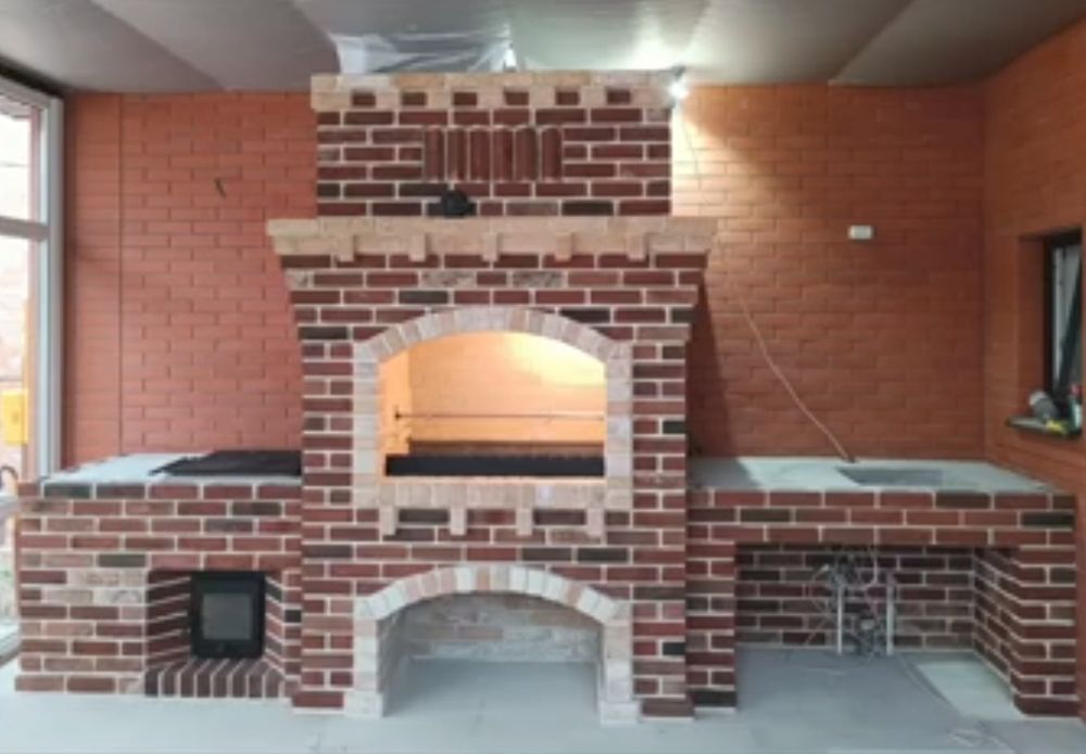 Комплекс мангал, печь казан