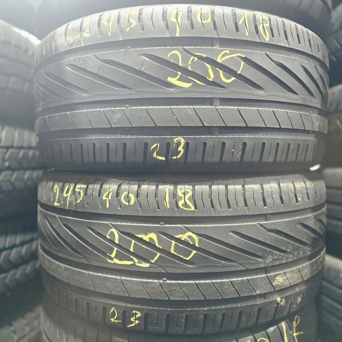 2x 245/40/18 VARA UNIROYAL 2023 Stare excelentă