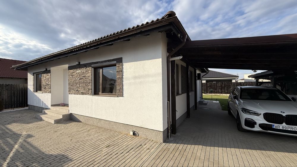 Casă noua la cheie | Jacuzzi | 2 Carport | BBQ Acoperit | Vladimirescu Arad | Proprietar