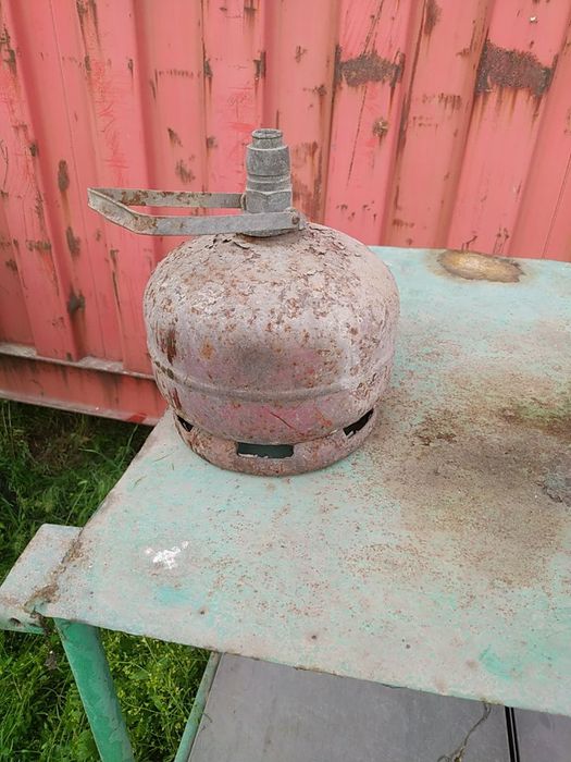 Газ балон маленький походный ссср