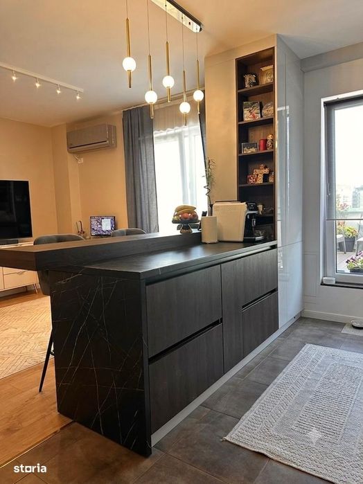 Direct Proprietar Apartament ultramodern 2 camere+Terasă superbă 25,6m