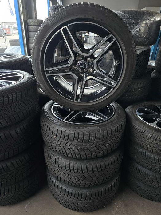 Jante Mercedes W213 E Class anvelope iarna Pirelli 275 40 18