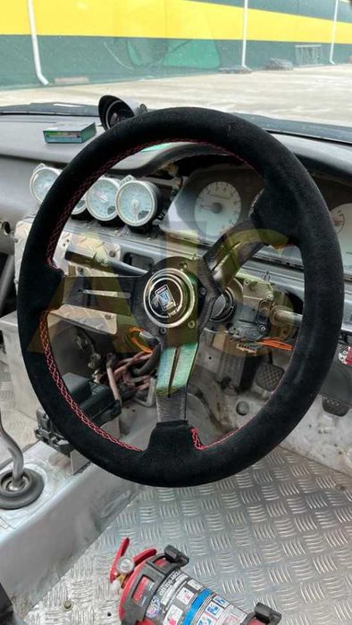 Руль Nardi style вынос замша