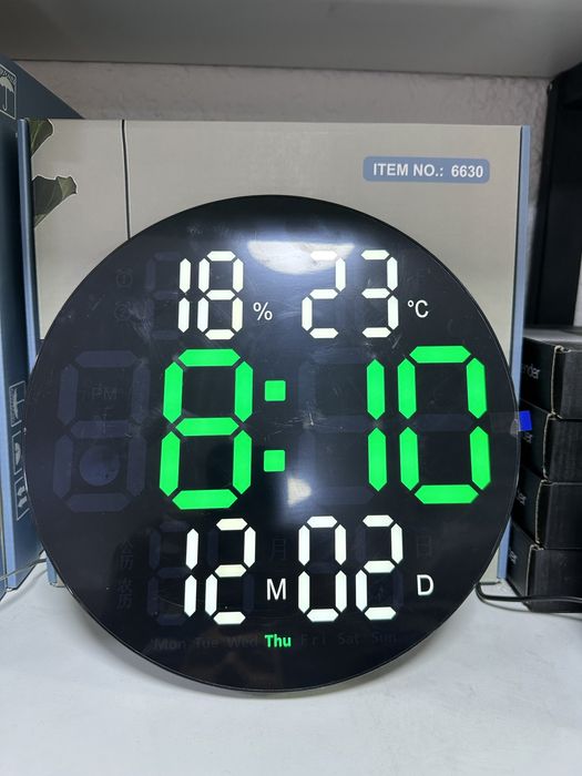 LED электронные часы настенные! Доставка есть.