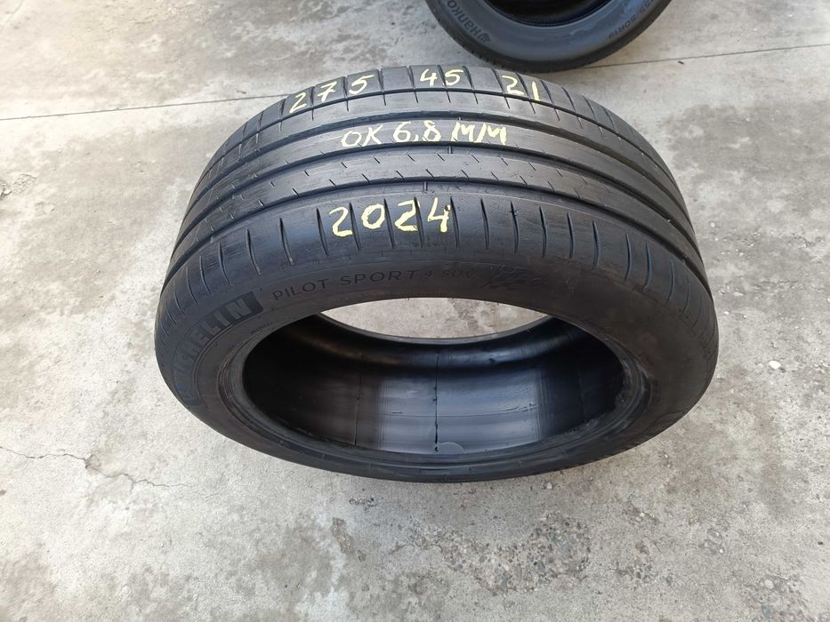 O anvelopa vara 275 45 21 michelin pilot sport 4 suv 6,8 mm dot 2024