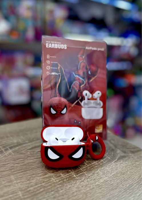 Стич слушалки безжични/Stich earphones/Куроми,Спайдърмен слушалки