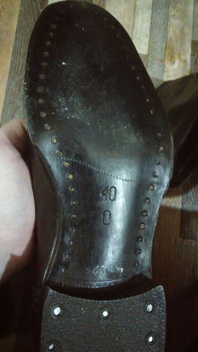 Хромовые сапоги. СССР.