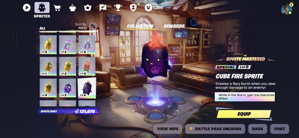 Vand Sprite Fortnite Cube sprite Gem sprite Holofoil