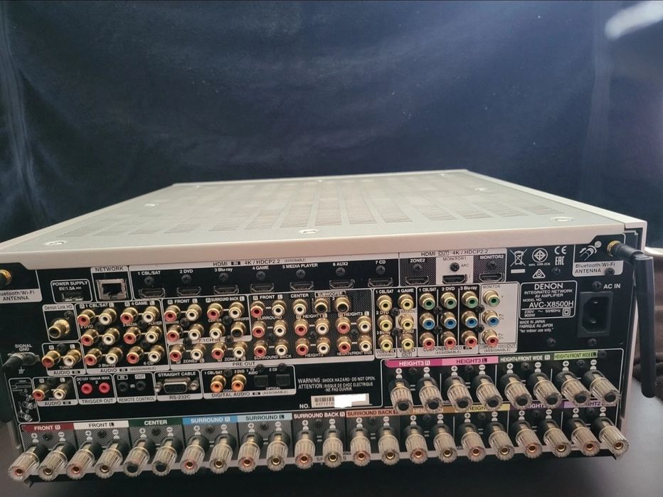 Продавам Denon AVC-X8500H, 4К, 32-bit AKM AK4490EQ DACs