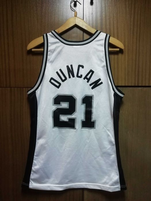 San Antonio Spurs Tim Duncan Champion vintage оригинален потник NBA