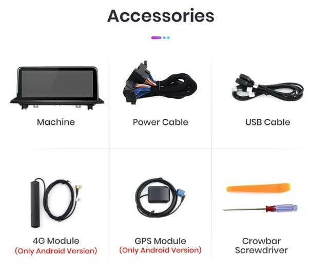 Navigatie Android 12  dedicata BMW X1 F48 , Carplay Wireless