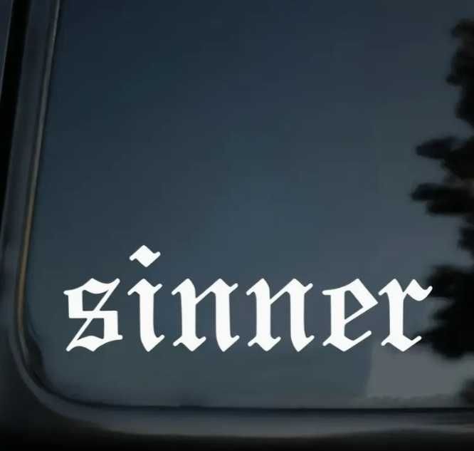 Стикер "Sinner"*