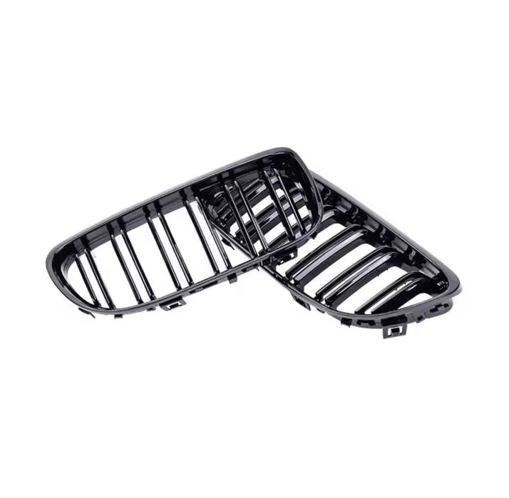 Set grile nari duble M negru lucios Bmw Seria 3 e90 LCI Facelift 09-12