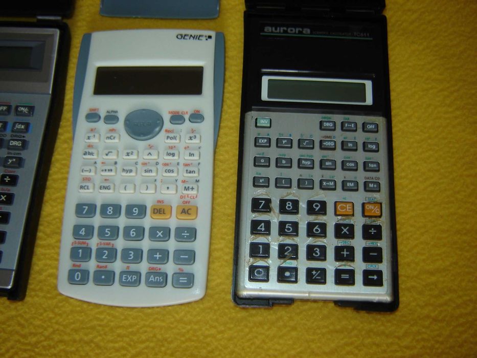 Calculatoare Casio,Sharp si Texas Japan anii 80-90