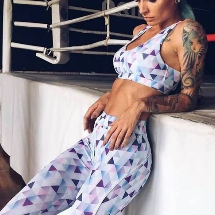 Спортен екип от две части / екип за фитнес