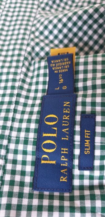 POLO Ralph Lauren Stretch Cotton / L / 16/1/2 НОВО ОРИГИНАЛ! Мъжка Риз